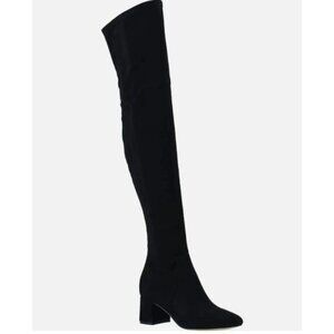 NEW  Marc Fisher Charlotte Black Over the Knee Boots/Sz. 7.5M